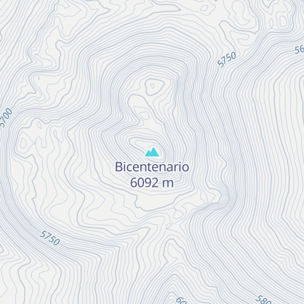 Map of Bicentenario