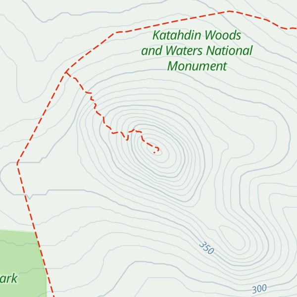 Map of Barnard Mountain