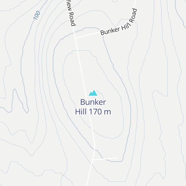 Map of Bunker Hill
