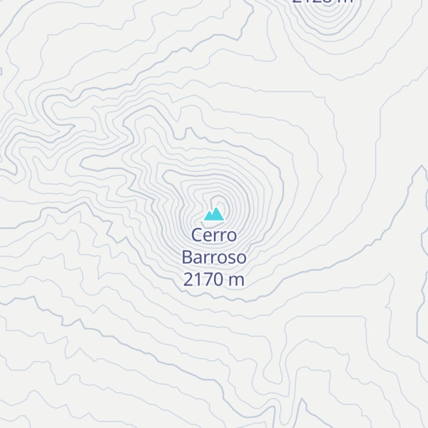 Map of Cerro Barroso