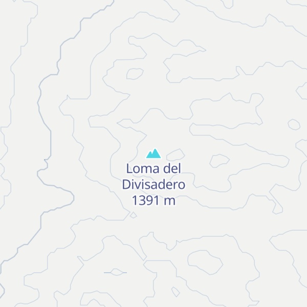 Map of Loma del Divisadero