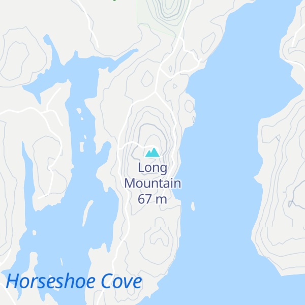 Map of Long Mountain