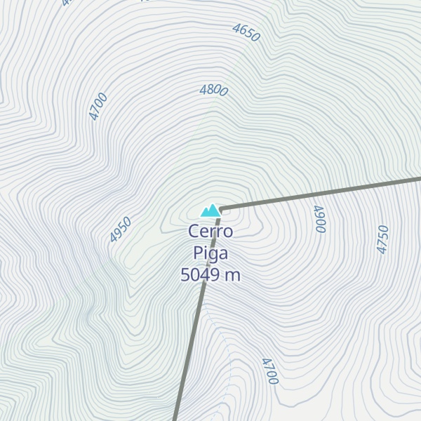 Map of Cerro Piga