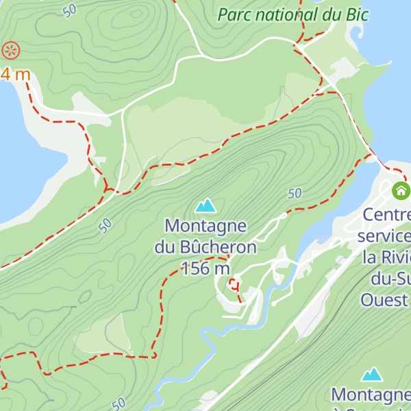 Map of Montagne du Bûcheron
