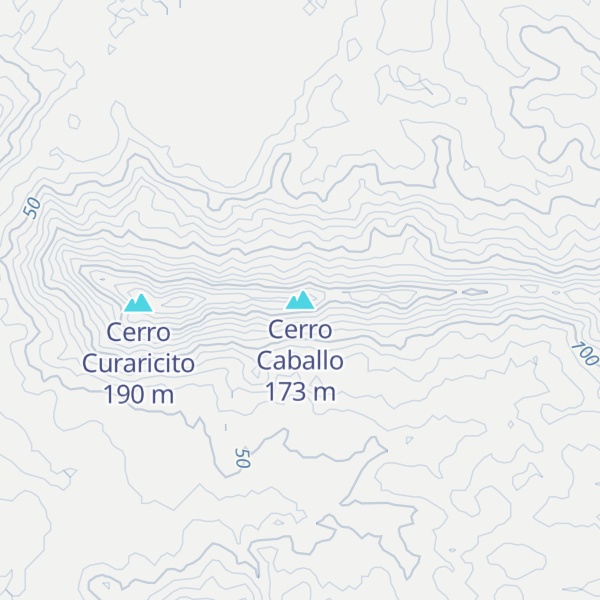 Map of Cerro Caballo