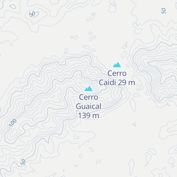Map of Cerro Guaical