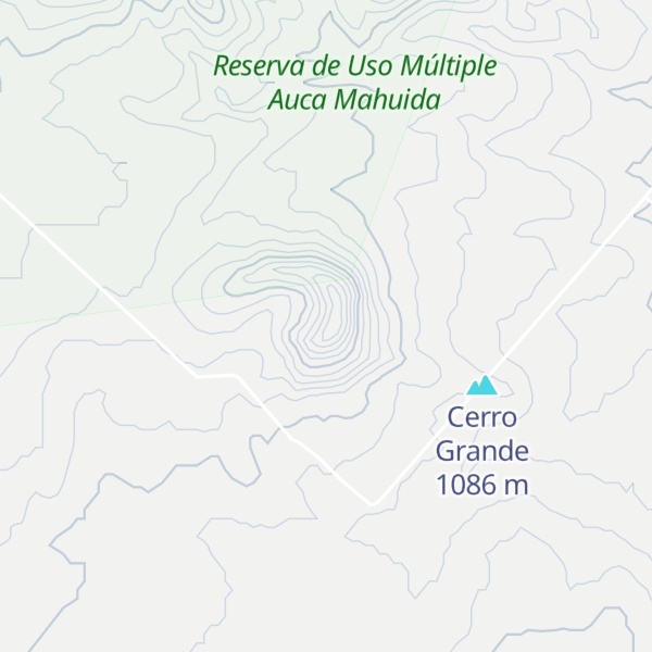 Map of Cerro El Alojo