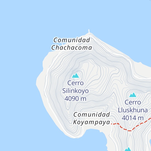Map of Cerro Silinkoyo