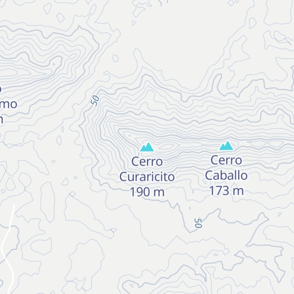 Map of Cerro Curaricito