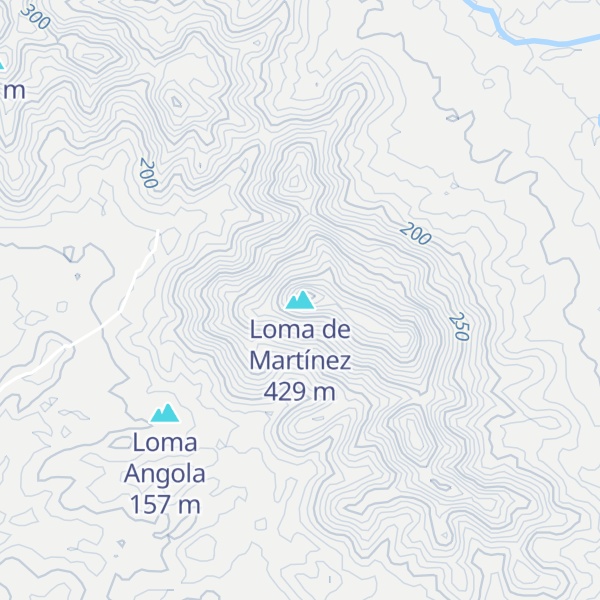 Map of Loma de Martínez