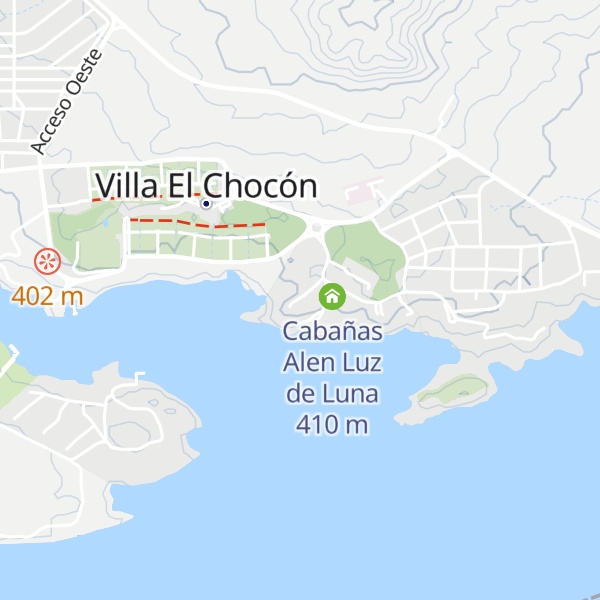 Map of Cabañas Los Acantilados