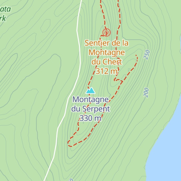 Map of Montagne du Serpent