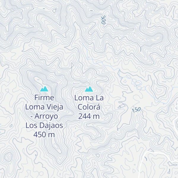 Map of Loma La Colorá