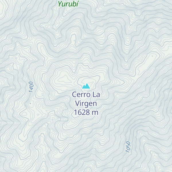 Map of Cerro La Virgen