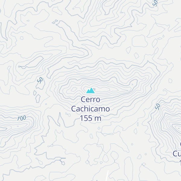 Map of Cerro Cachicamo