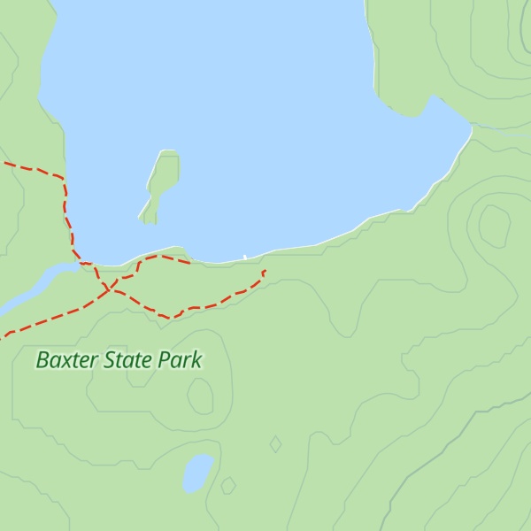 Map of Katahdin Lake Camps