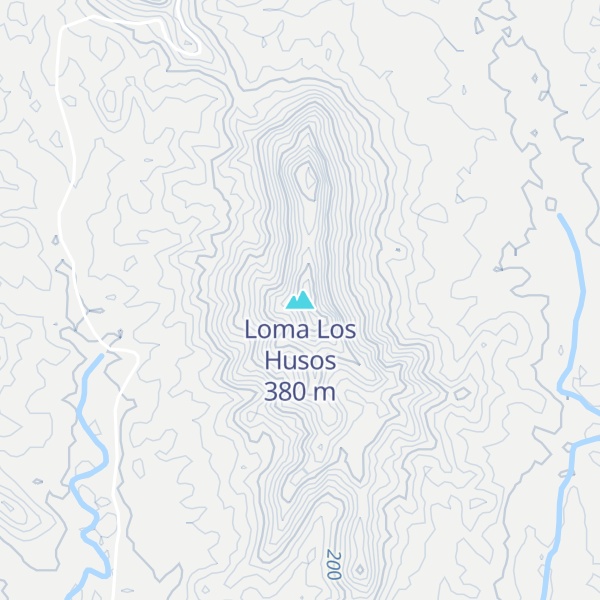 Map of Loma Los Husos