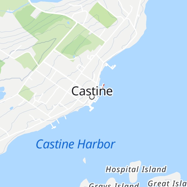 Map of Castine Visitor's Center