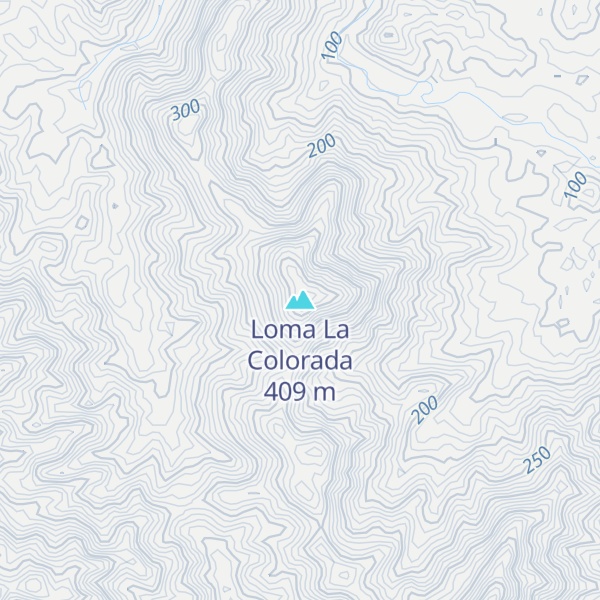 Map of Loma La Colorada