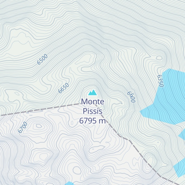 Map of Monte Pissis