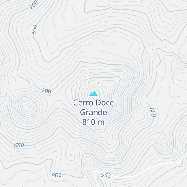 Map of Cerro Doce Grande
