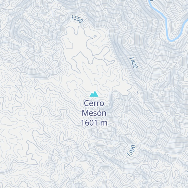 Map of Cerro Mesón