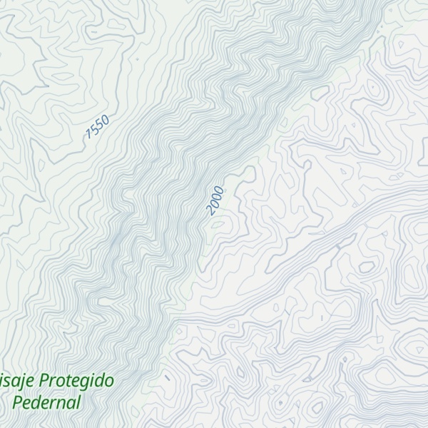 Map of Cerro Pederenal