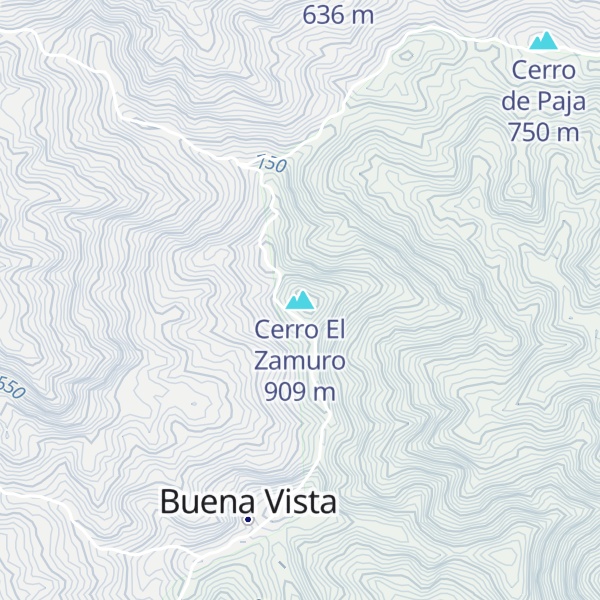 Map of Cerro El Zamuro