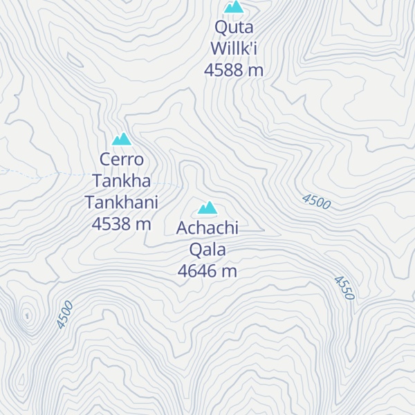 Map of Achachi Qala