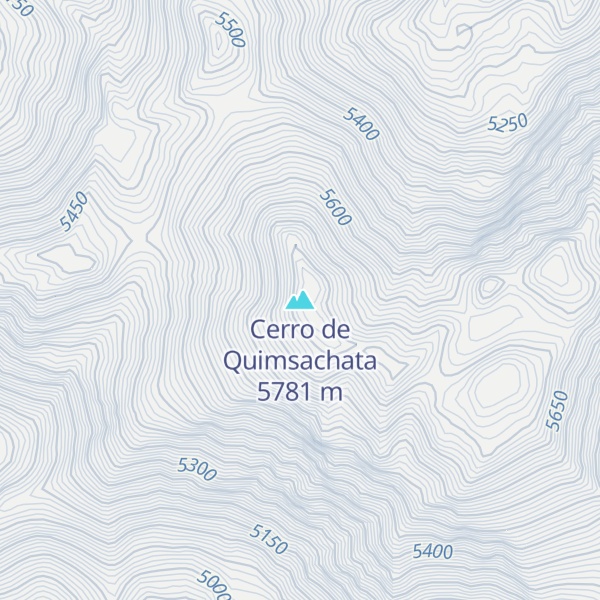 Map of Cerro de Quimsachata