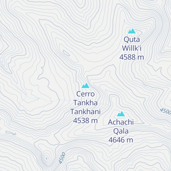 Map of Cerro Tankha Tankhani