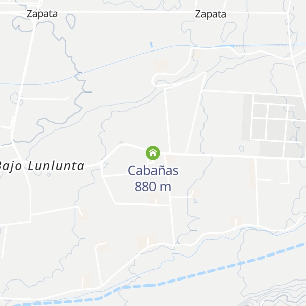 Map of Cabañas