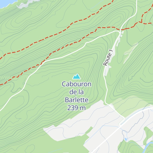 Map of Cabouron de la Barlette