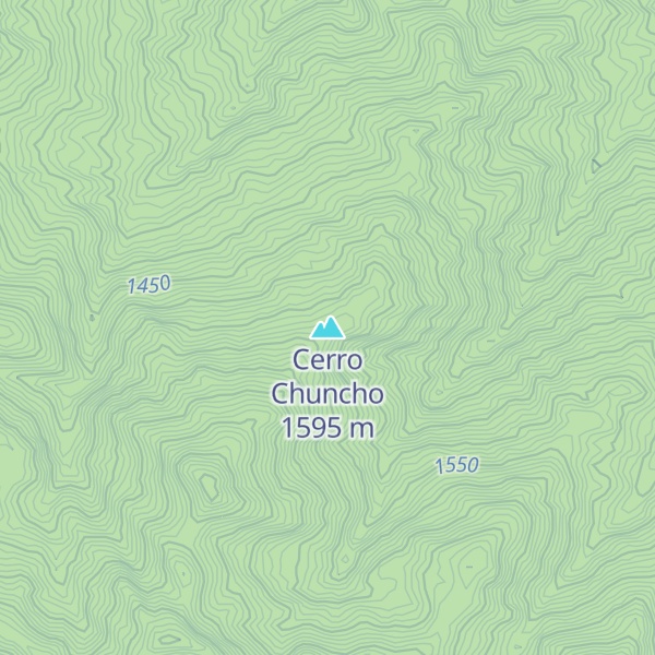 Map of Cerro Chuncho
