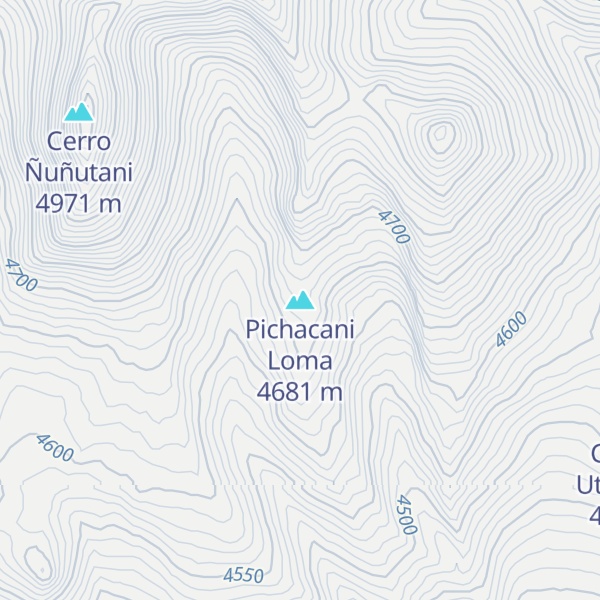 Map of Pichacani Loma