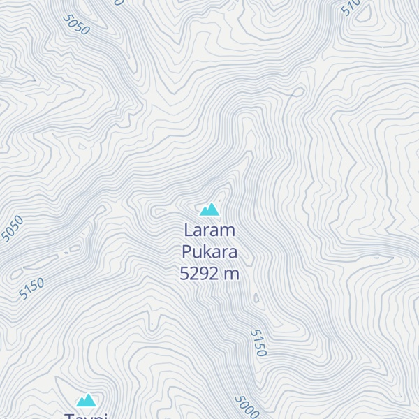 Map of Laram Pukara
