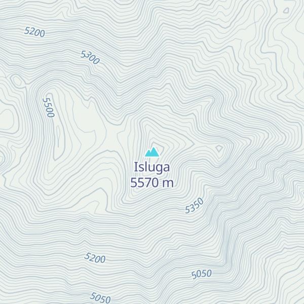 Map of Isluga