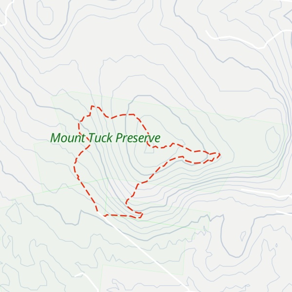 Map of Mount Tuck