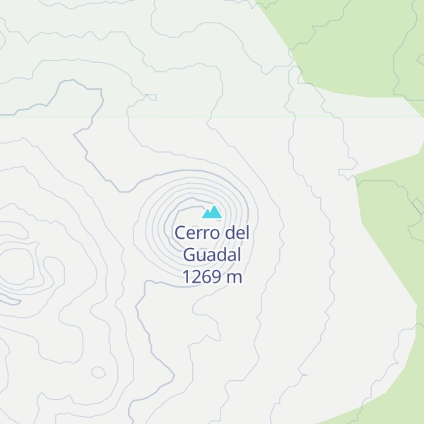 Map of Cerro del Guadal