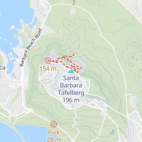 Map of Santa Barbara Tafelberg