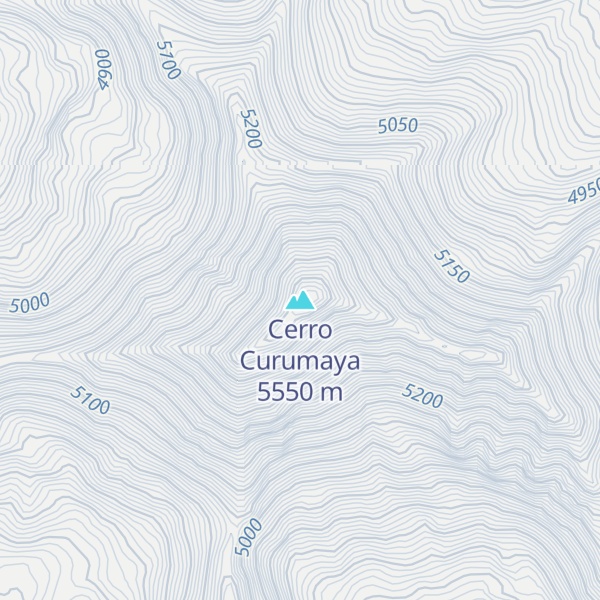Map of Cerro Curumaya