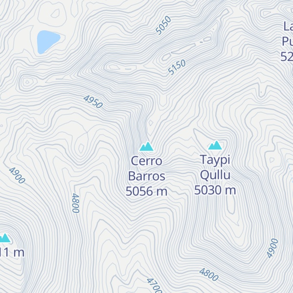 Map of Cerro Barros