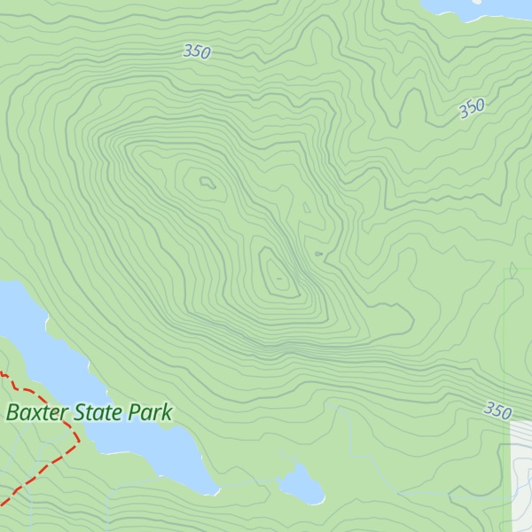 Map of Billfish Mtn.