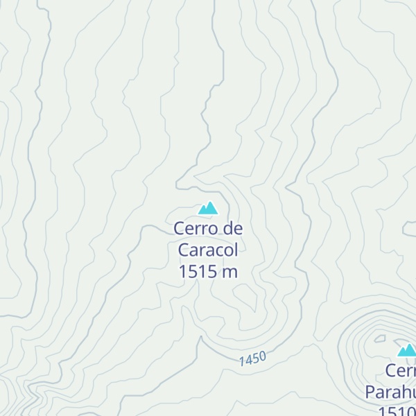 Map of Cerro de Caracol