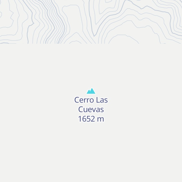 Map of Cerro Las Cuevas