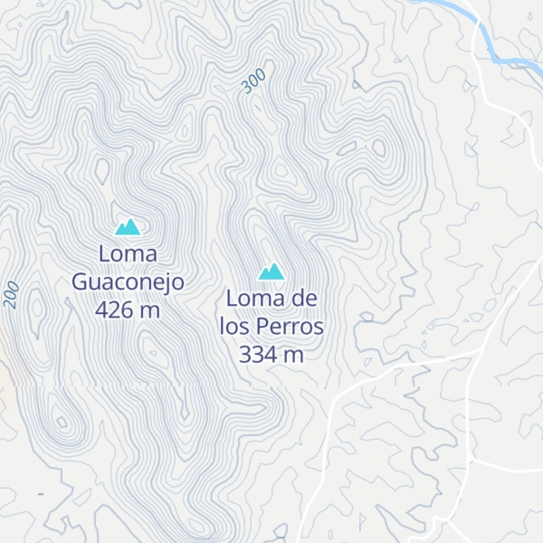 Map of Loma de los Perros