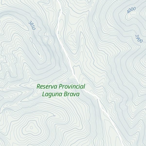 Map of Refúgio El Peñón