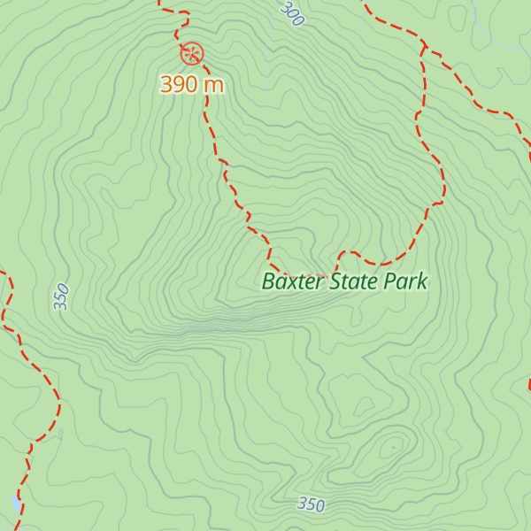 Map of Trout Brook Mountain