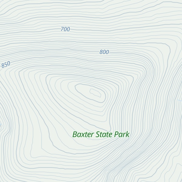 Map of North Turner Mountain