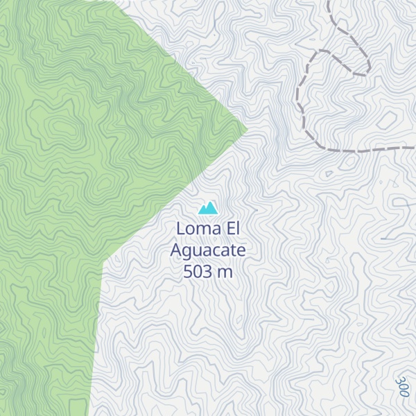 Map of Loma El Aguacate
